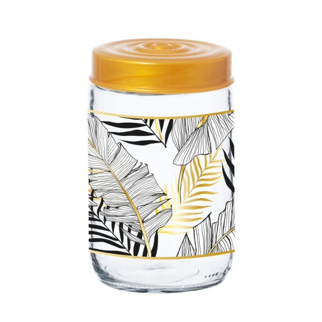 Herevin Glass Canister With Plastic Lid