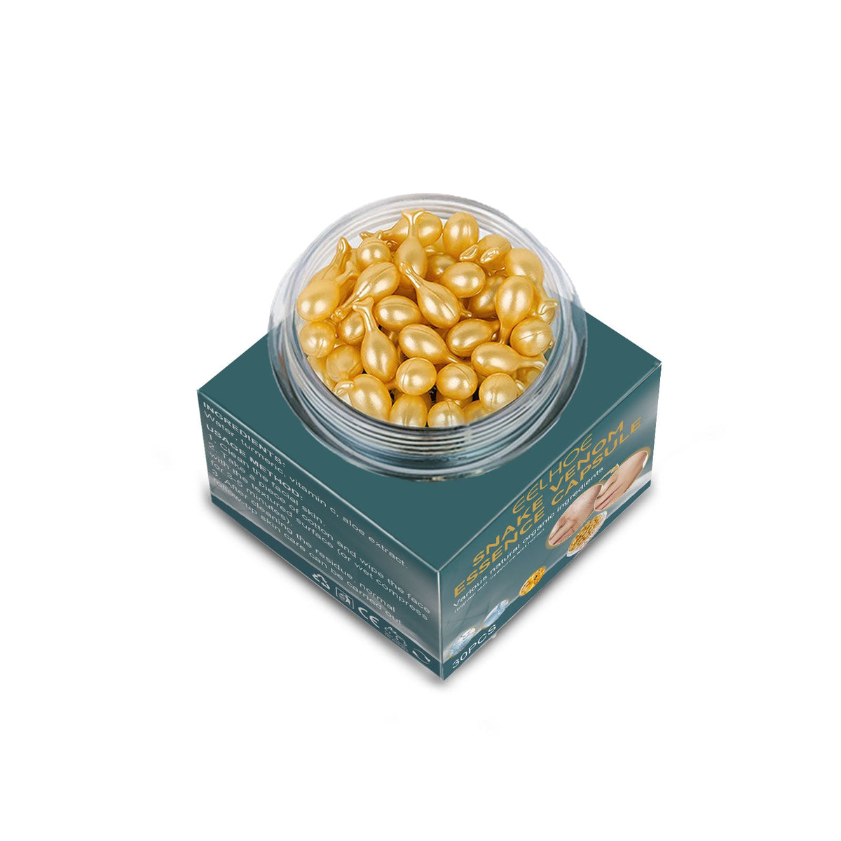 Brightening Hydrating Firming Lift Anti-Aging Essence Capsules for Youthful Skin ,30pcs