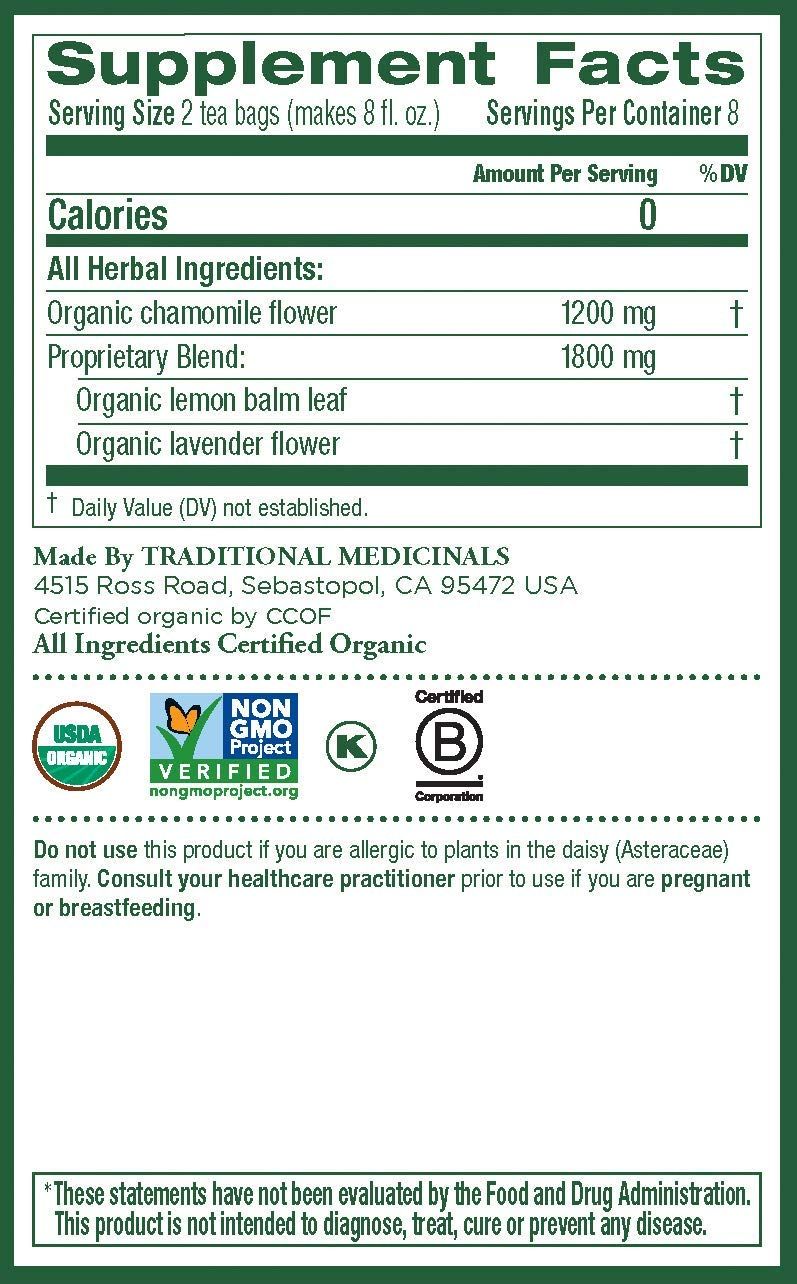 Traditional Medicinal Chamomile, 16 Teabags