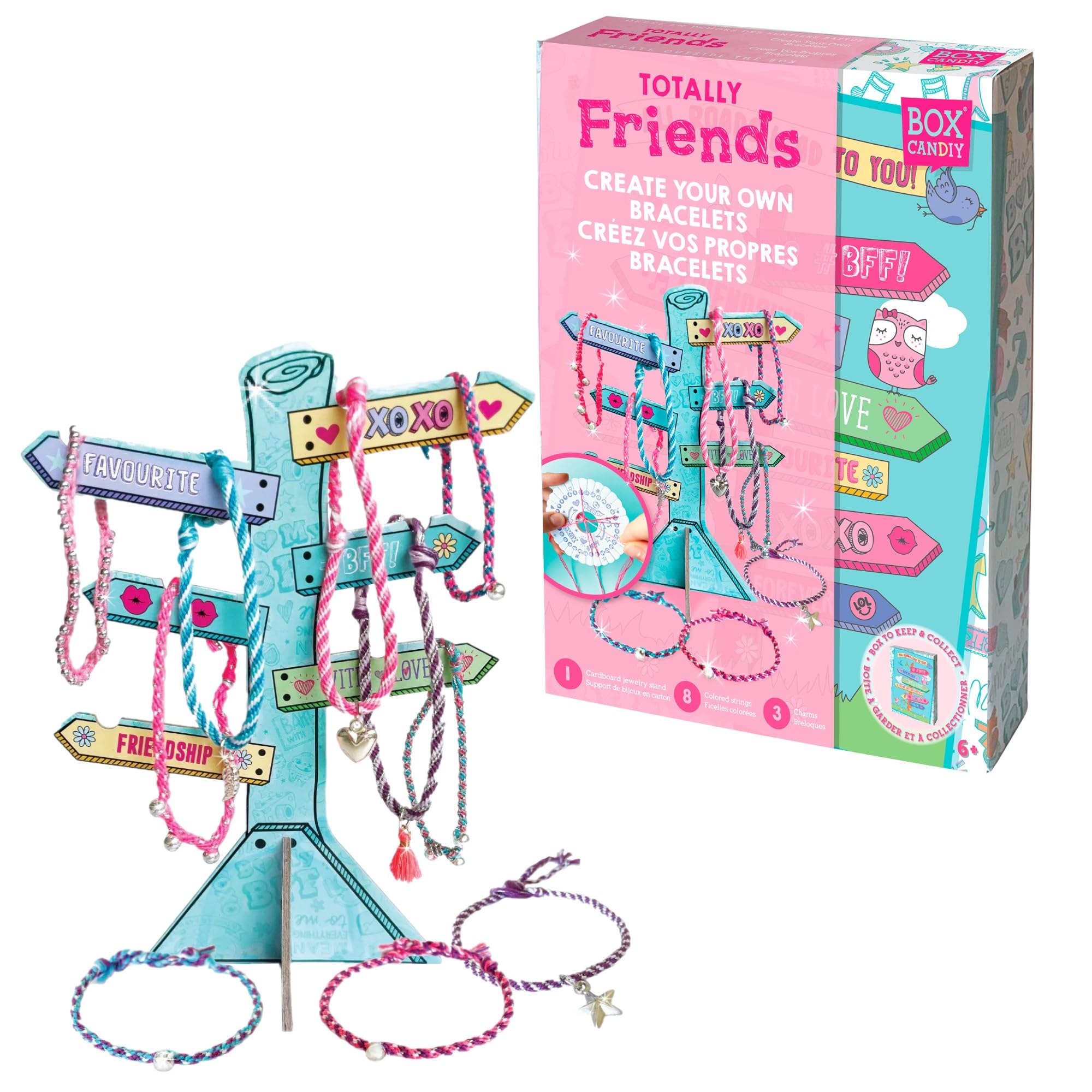 Box CanDIY Totally Friends Make Your Own Bracelet Kit, 6+ years