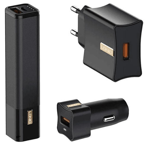 LDNIO 3 IN 1 Mobile CHARGER KIT