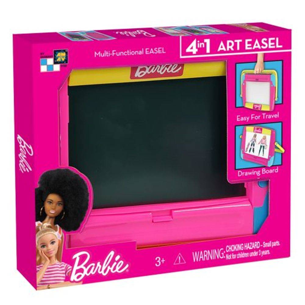 Barbie 4-in-1 Multi-Functional Art Easel, 43x4x39cm