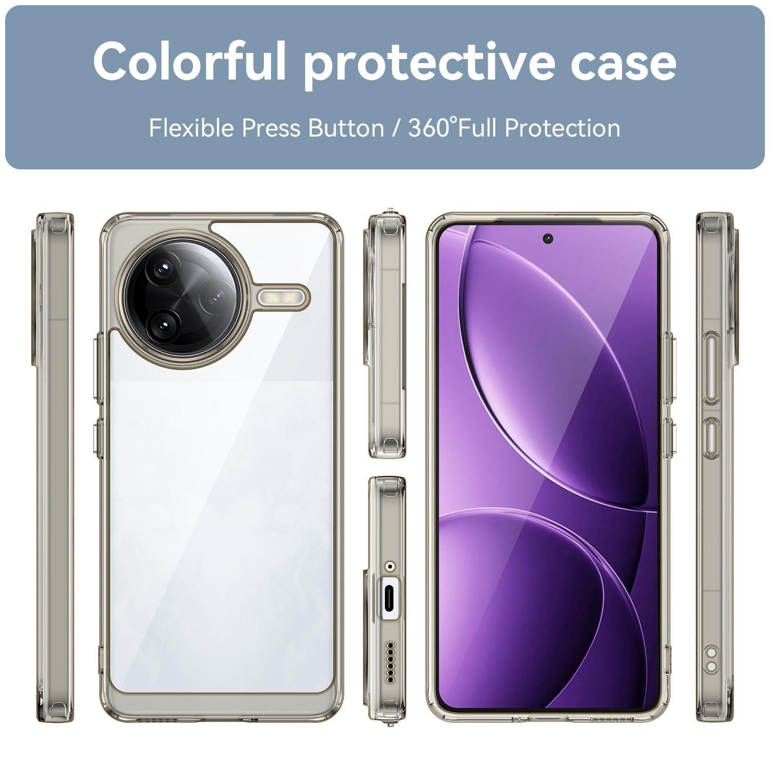 Acrylic + TPU Phone Case For Xiaomi Poco F7 Ultra