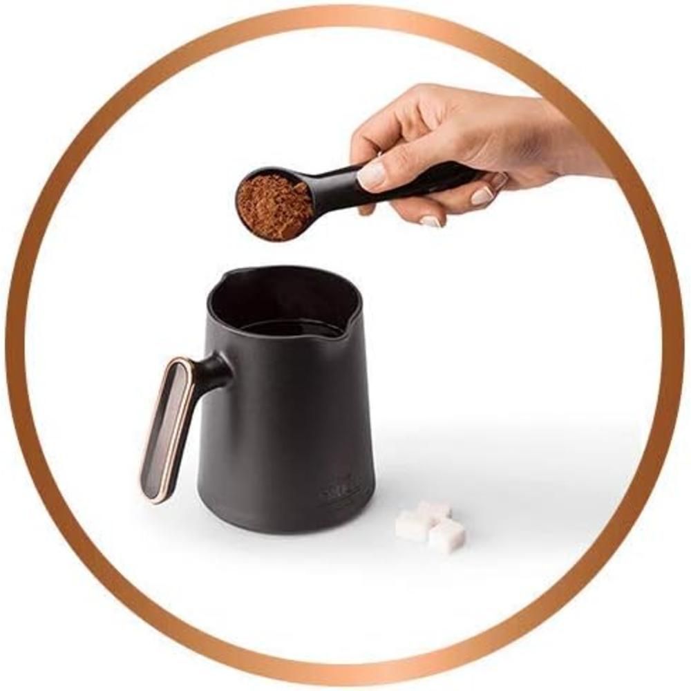 Arzum Okka Arzum OK004 Okka Minio Turkish Coffee Machine, 4 Cups Capacity, Anti-Overflow, Chrome Color
