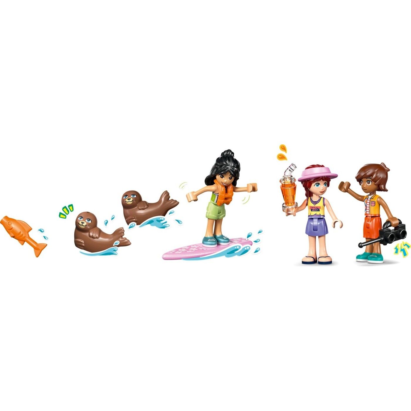 LEGO Friends Beach House with Seals 42699 Building Toy Set, 400 Pieces