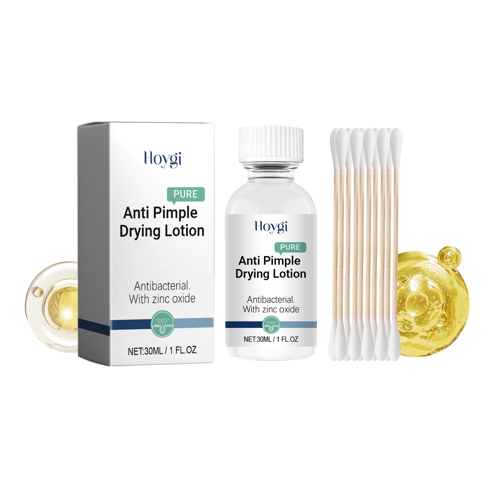 Anti-Pimple Drying Lotion, Facial Cleansing and Repair, Acne Marks, Sensitive Skin Care ,1set