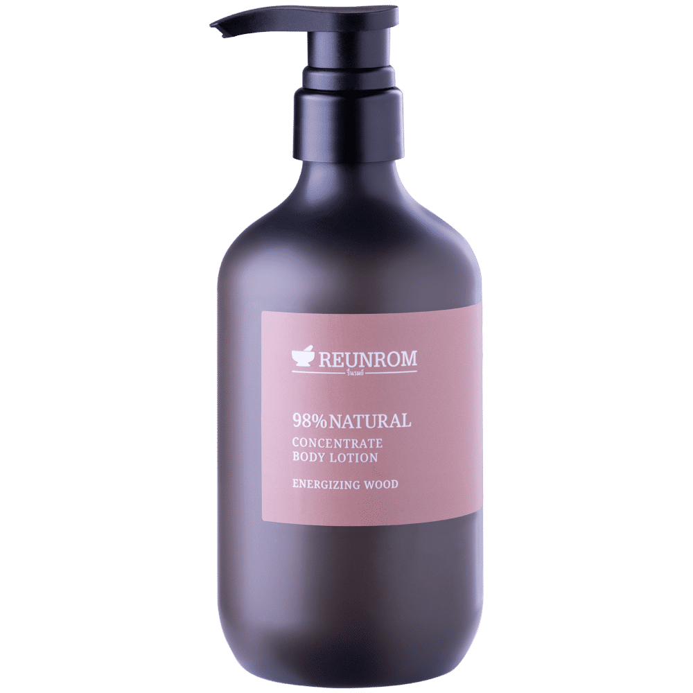 98% Natural Concentrate Body Lotion 500ml Reunrom Energizing Wood