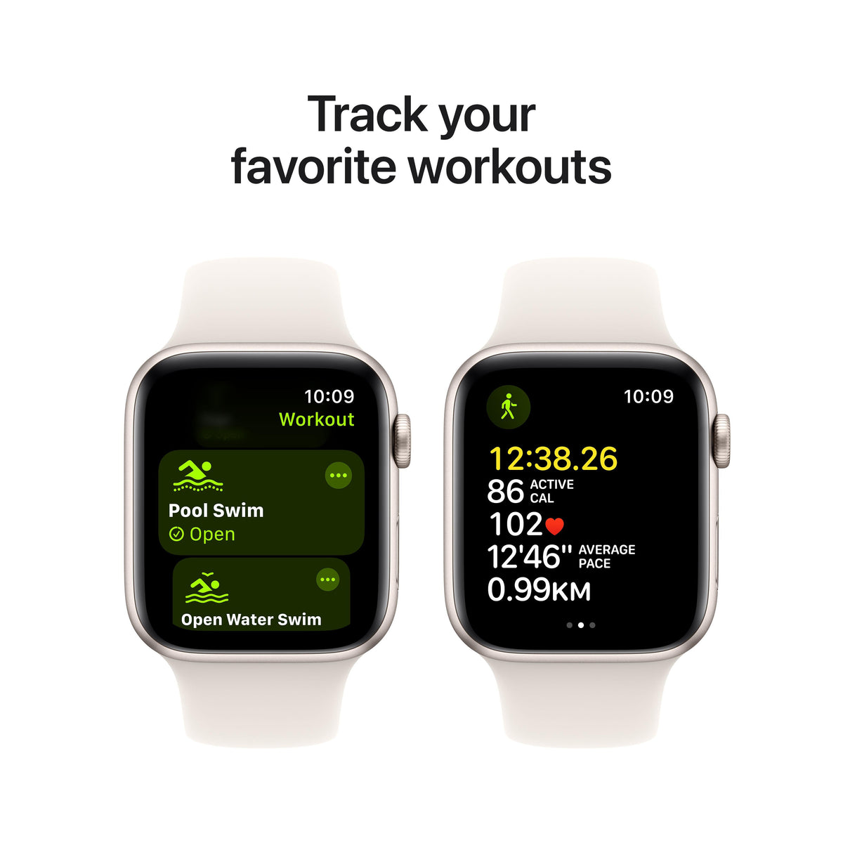 Apple Watch SE 2nd Gen GPS + Cellular, 40mm Aluminium Case with Sport Band M/L