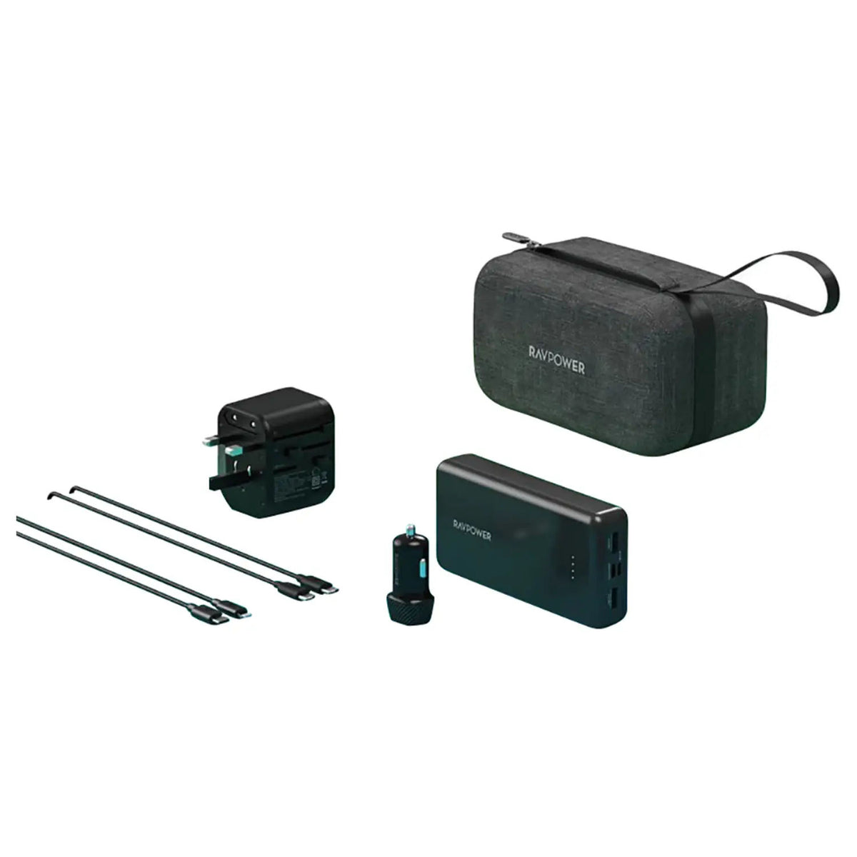 Ravpower 5-in-1 Travel Combo Power Bank 10000mAh