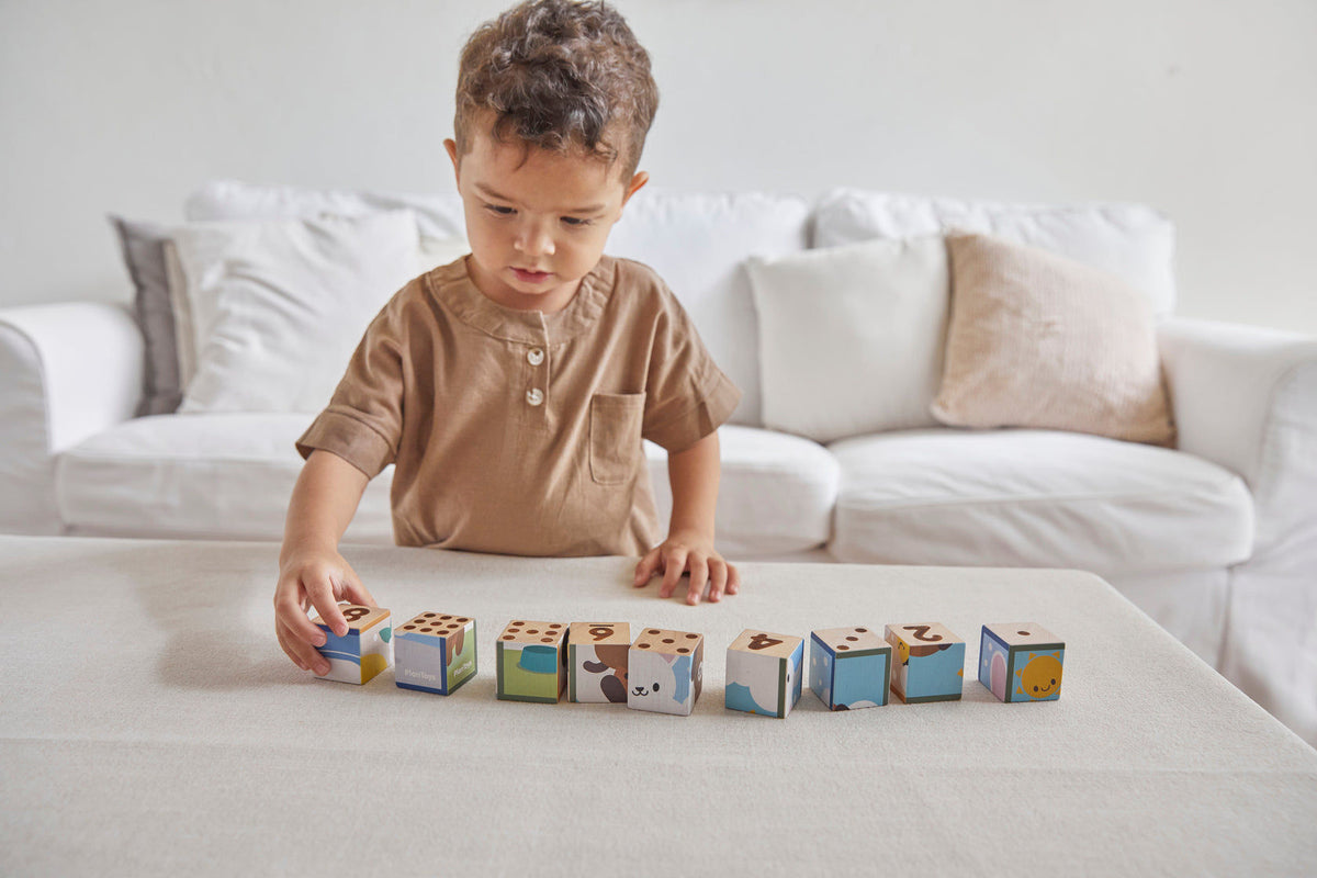 PlanToys Animal Puzzle Cubes