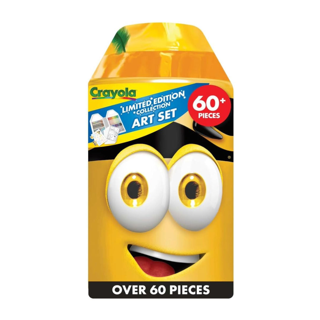 Crayola Limited Edition Dan D Collection Art Set, 60+ Pieces, Yellow