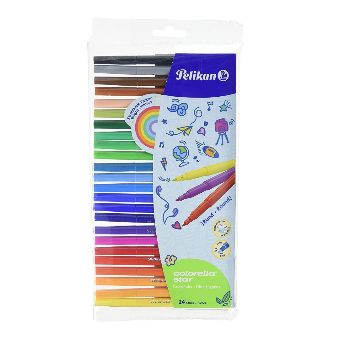 Pelikan Colorella Sketch Pen Set, 24 Colours, 814515