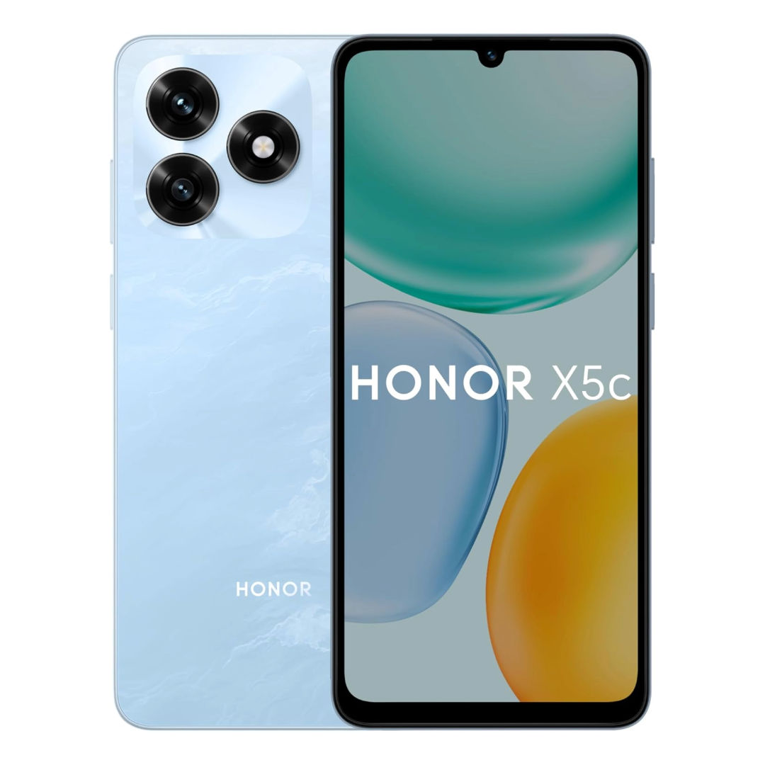 HONOR X5c 6.74″ HD+ Display Smartphone, 4GB RAM, 64GB Storage, Tidal Blue