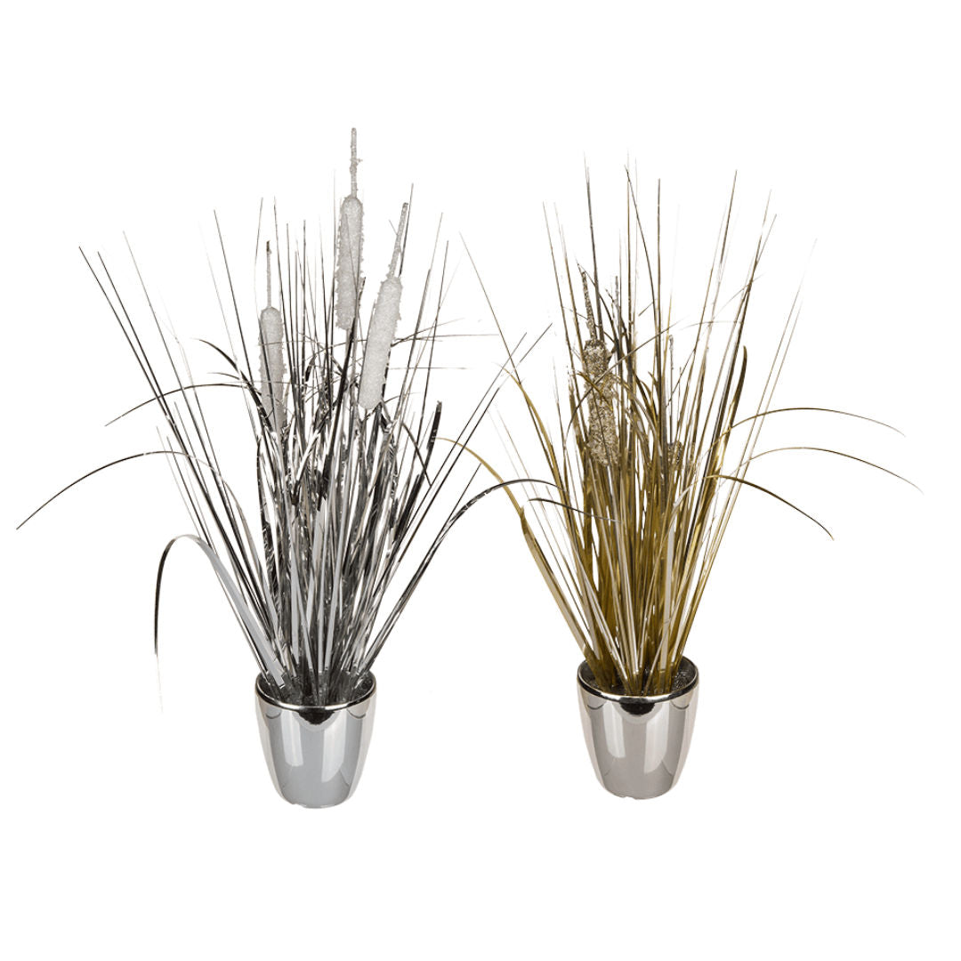 The Blue Gold/Silver Flower Pot, 121110