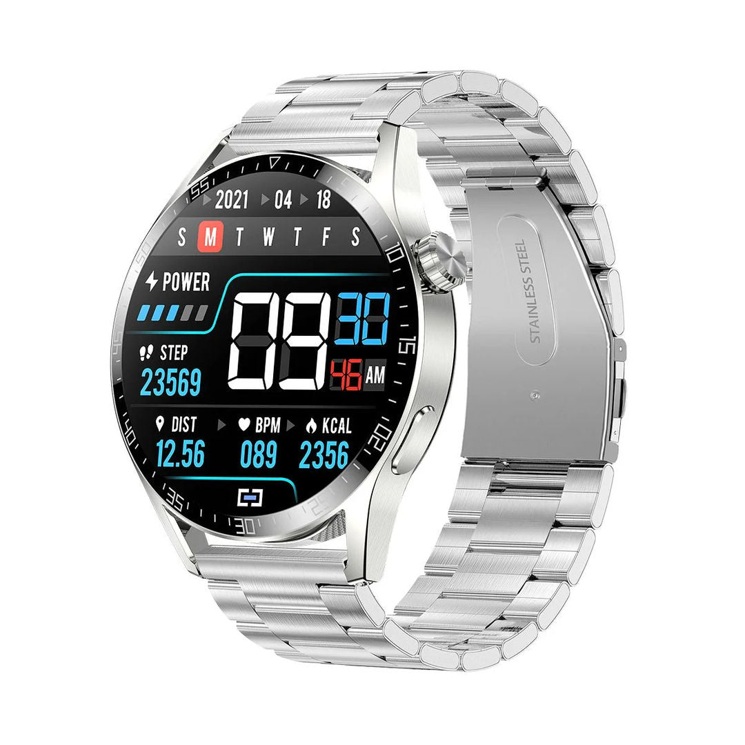 Pawa Grandeur Series Smart Watch, Silver