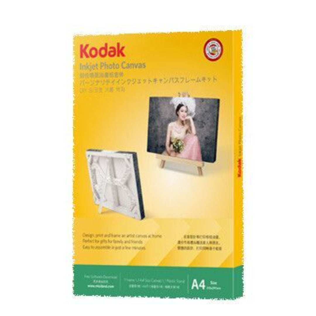 Kodak A4 Inkjet Photo Canvas+Frame+PVC Stand