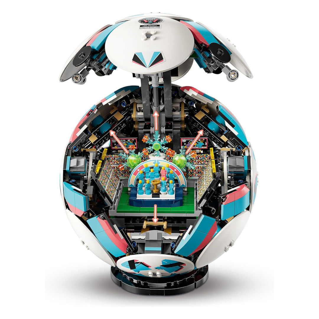 LEGO Editions Soccer Ball 43019 Building Toy Set, 1498 Pieces, For Ages 10+ Years