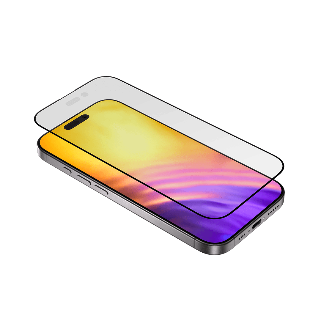 Blupebble Graphene Rock Series 2.5D Privacy Tempered Glass for iPhone 16 Pro Max