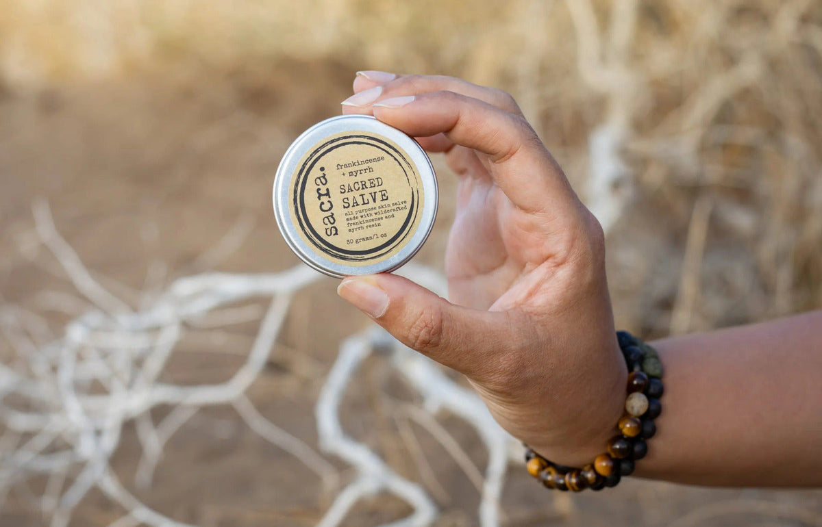 SACRED SALVE WITH FRANKINCENSE + MYRRH