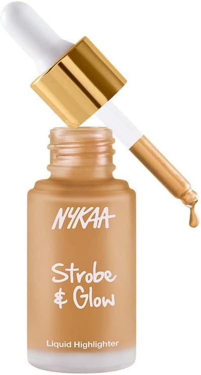 Nykaa Strobe & Glow Liquid Highlighter Gold Mine