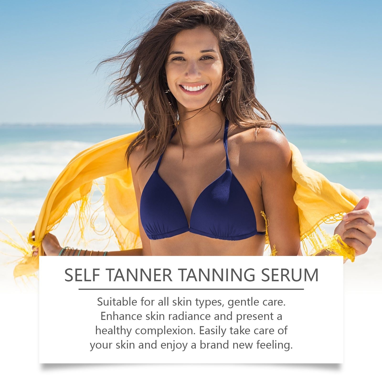 Anti-Tanning Essence, Brighten & Even Skin Tone, Hydrating Herbal Serum ,30ml