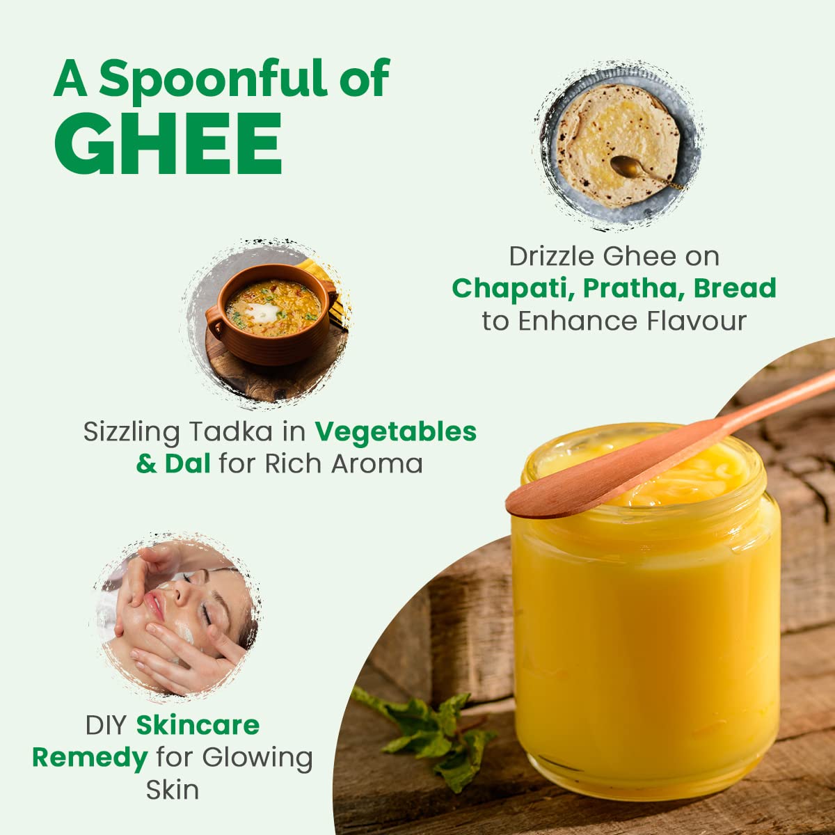 Auric A2 Bilona Desi Cow Ghee 1000 ml