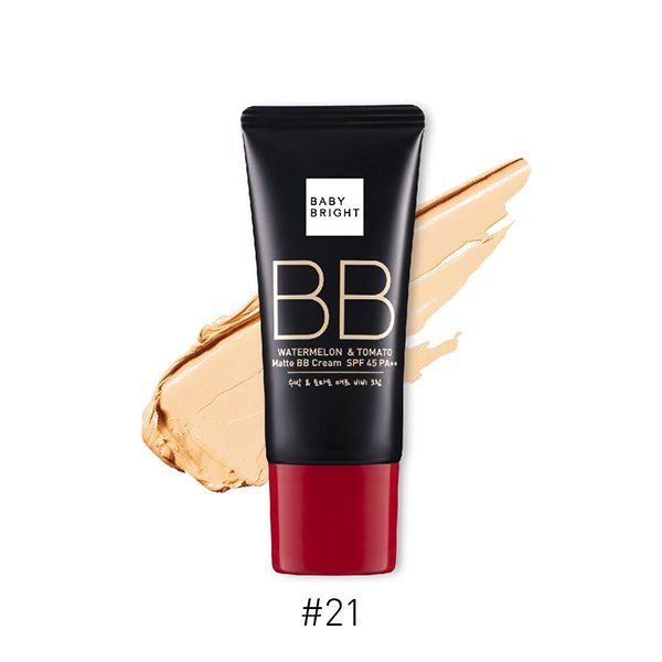 WATERMELON & TOMATO MATTE BB CREAM SPF45 PA++ 30G BABY BRIGHT (M)