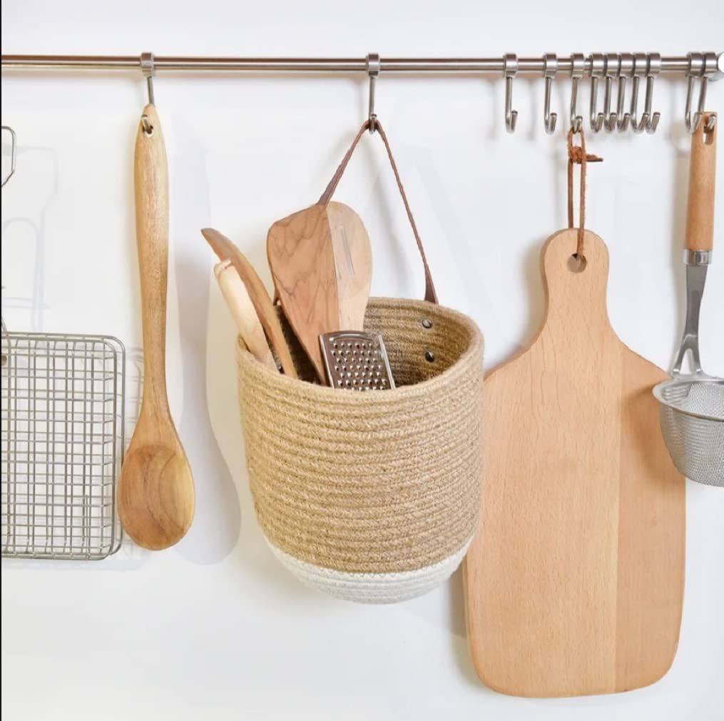AIESY® Modern Decorative Handcrafted Plant Hanging Rope Basket