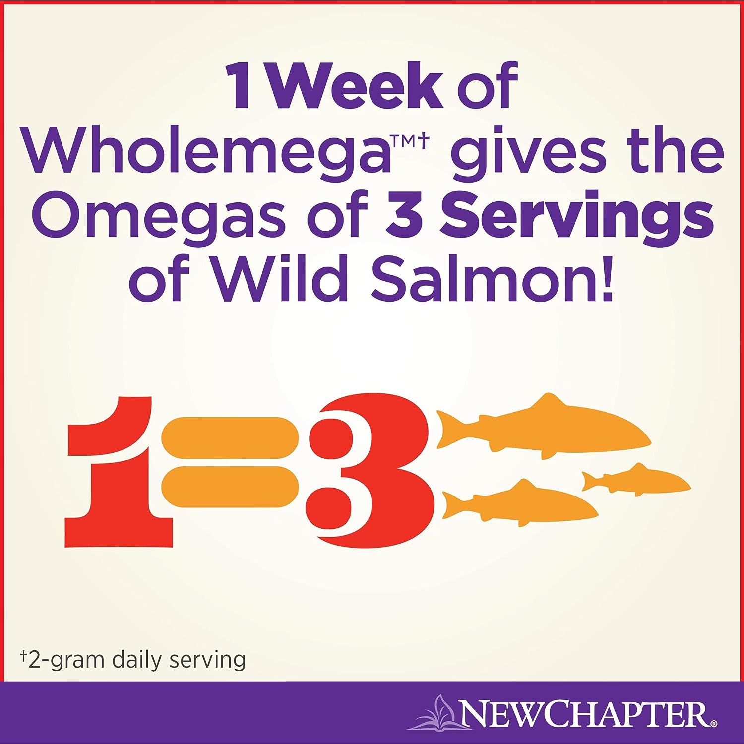 New Chapter WHOLEmega Whole Fish Oil 1000mg 60 Softgels (Dietary Supplement)