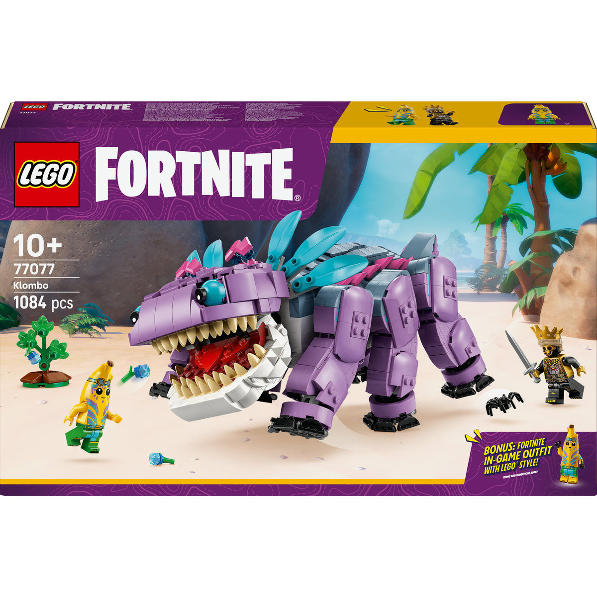 LEGO Fortnite Klombo 77077 Building Set 1084 Pieces, For Age 10+ Years