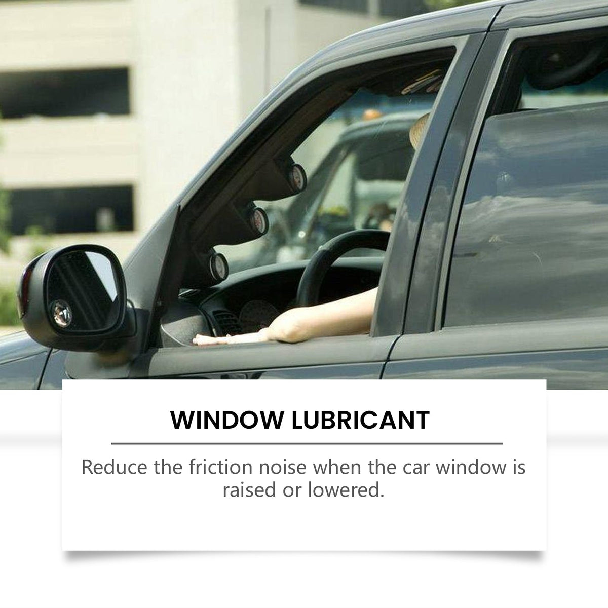 Car Care Noise Reduction Lubricant, Long-Lasting Smooth Window Movement, Anti-Aging Solution ,100ml