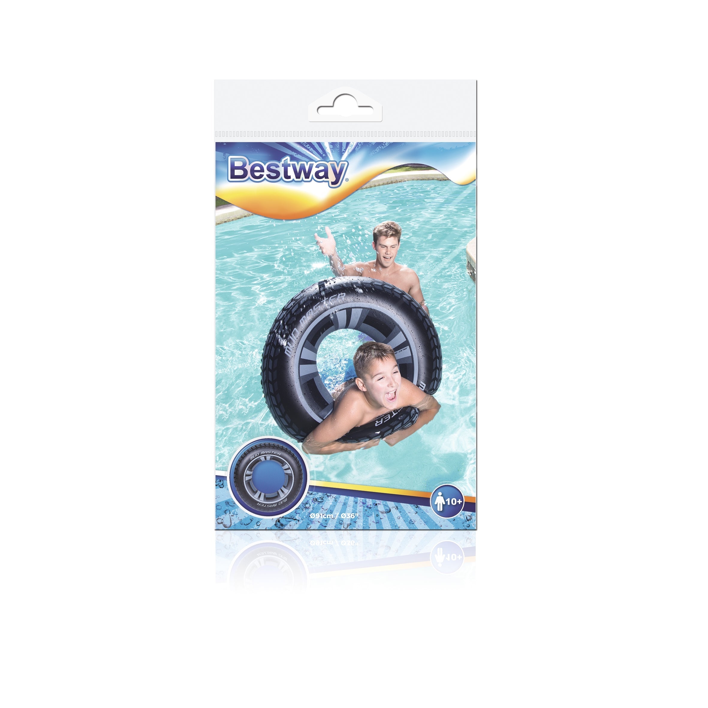 BWAY SWIM RING MUD MASTER 91CM