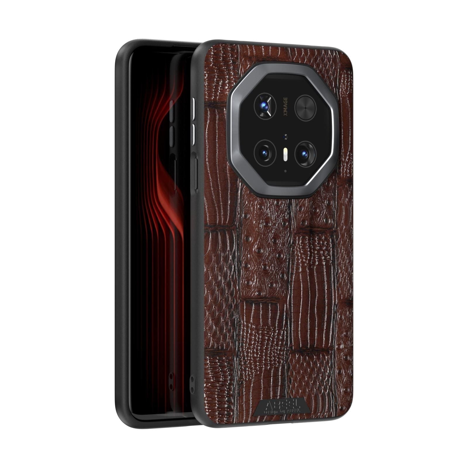 Beast Pattern PU Case For Huawei Mate 70 RS Ultimate