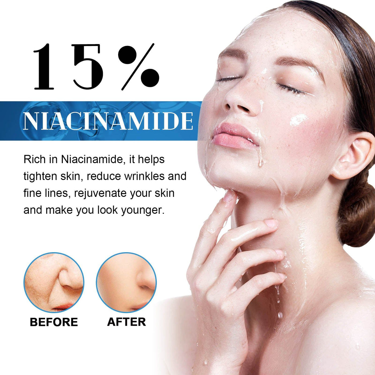Revitalize Your Skin with Niacinamide Facial Essence, Brightening, Firming, Hydrating, Anti-Aging ,30ml