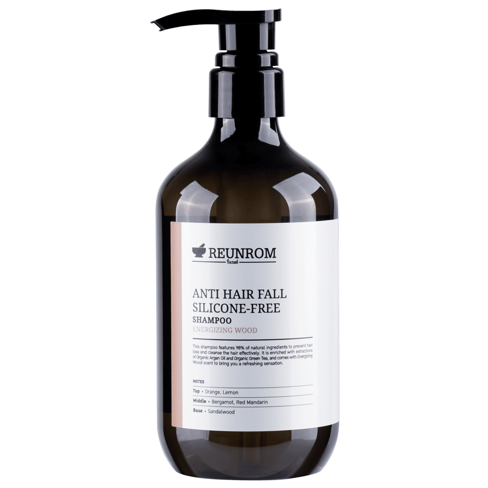 Anti Hair Fall Silicone-Free Shampoo 500ml Reunrom Energizing Wood