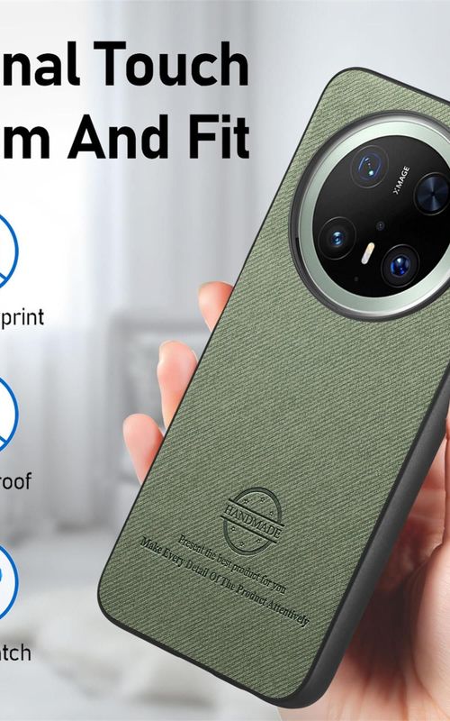Twill Fabric Leather Phone Case For Huawei Mate 70 Pro