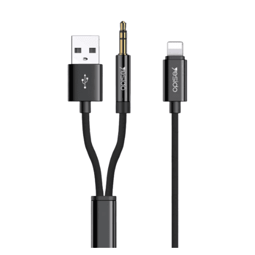 YESIDO AUX ADAPTR IPH TO 3.5MM CHARGING YAU18