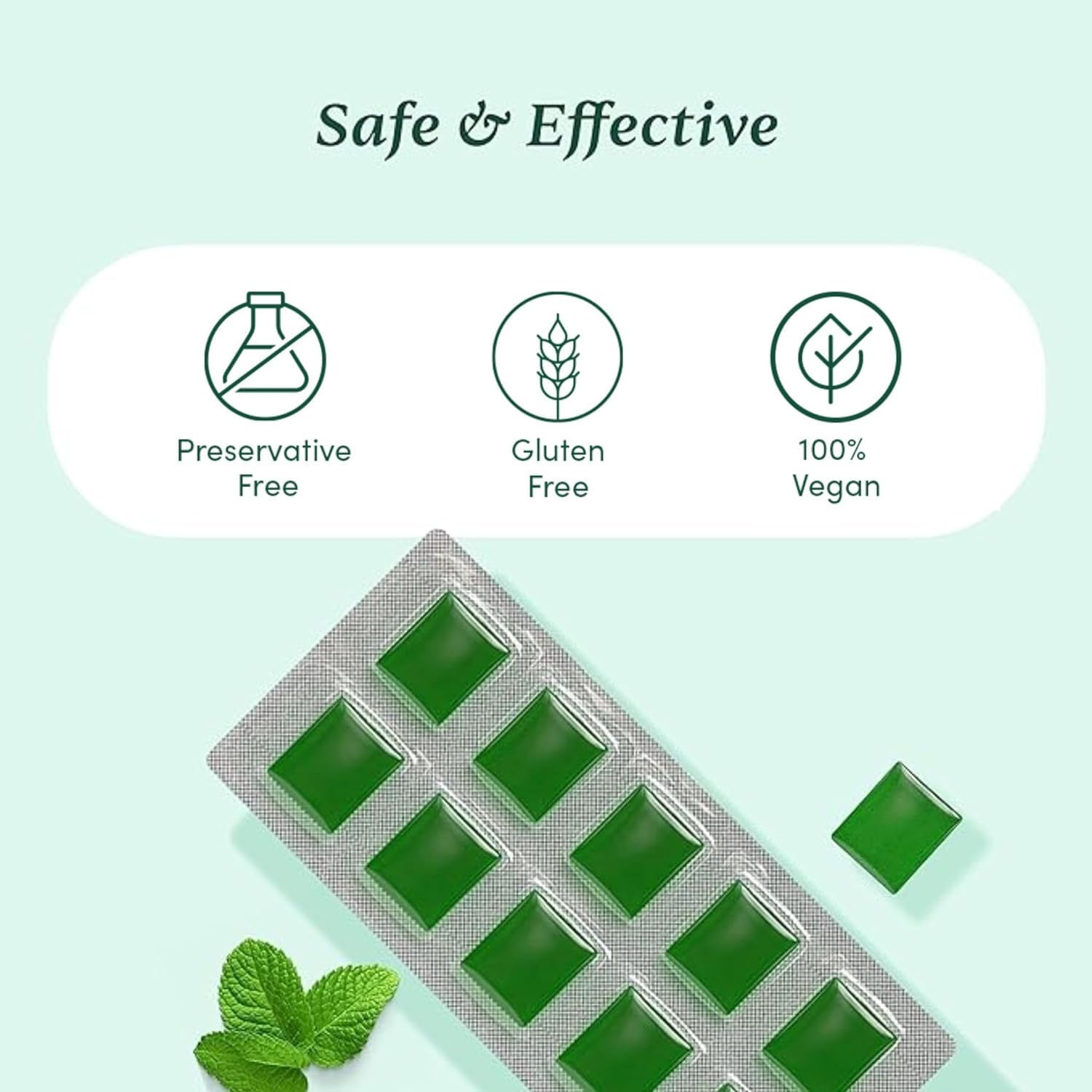 Man Matters Sugar Free Nicotine Gummies (2mg) | Helps Quit Smoking | Refreshing Mint Flavor | Non-habit Forming | 60 Gummies