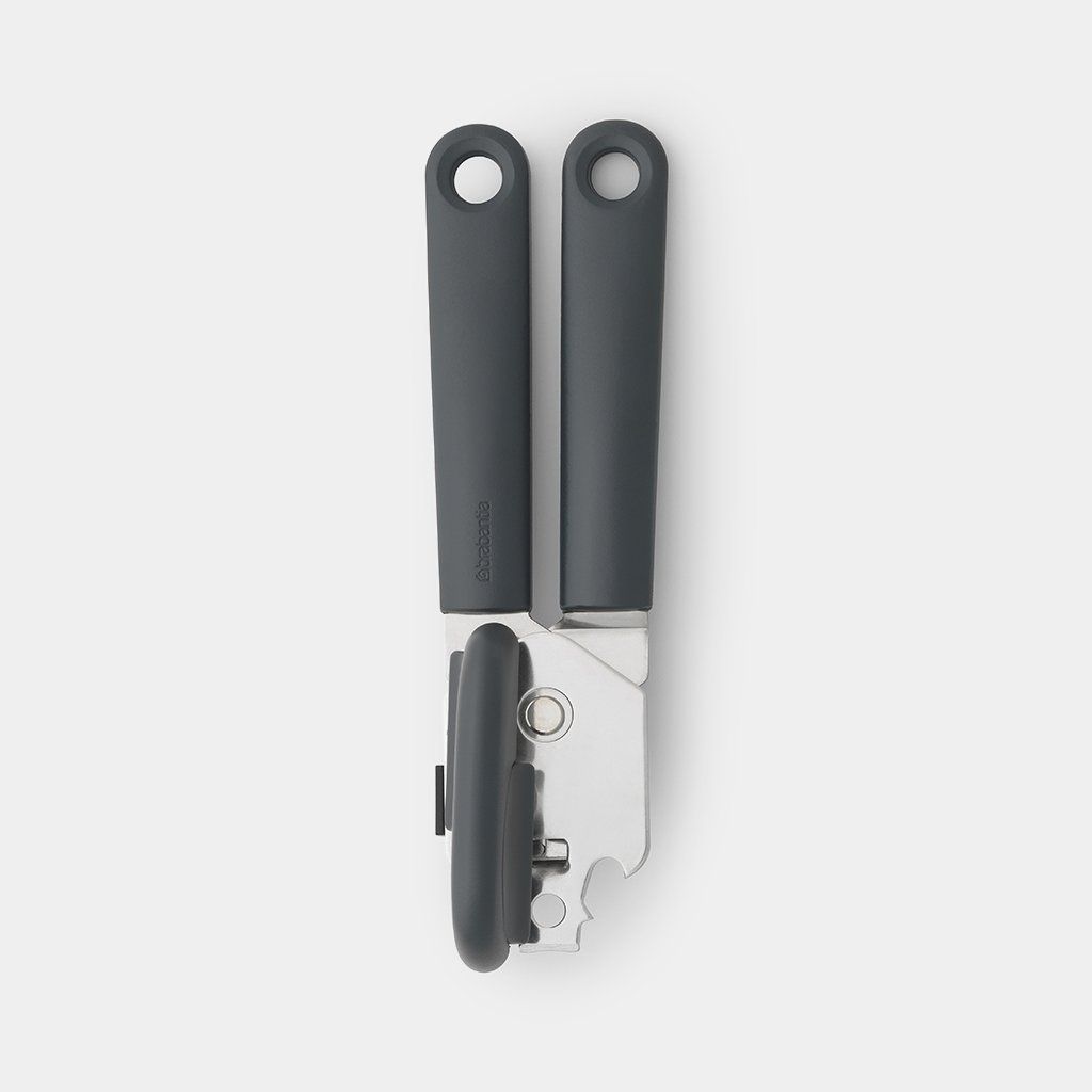 Brabantia 121869 Can Opener plus Bottle Opener Dark Grey