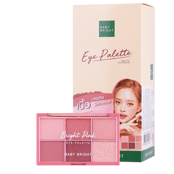 BRIGHT PINK EYE PALETTE 0.7G X 6COLORS BABY BRIGHT (M)