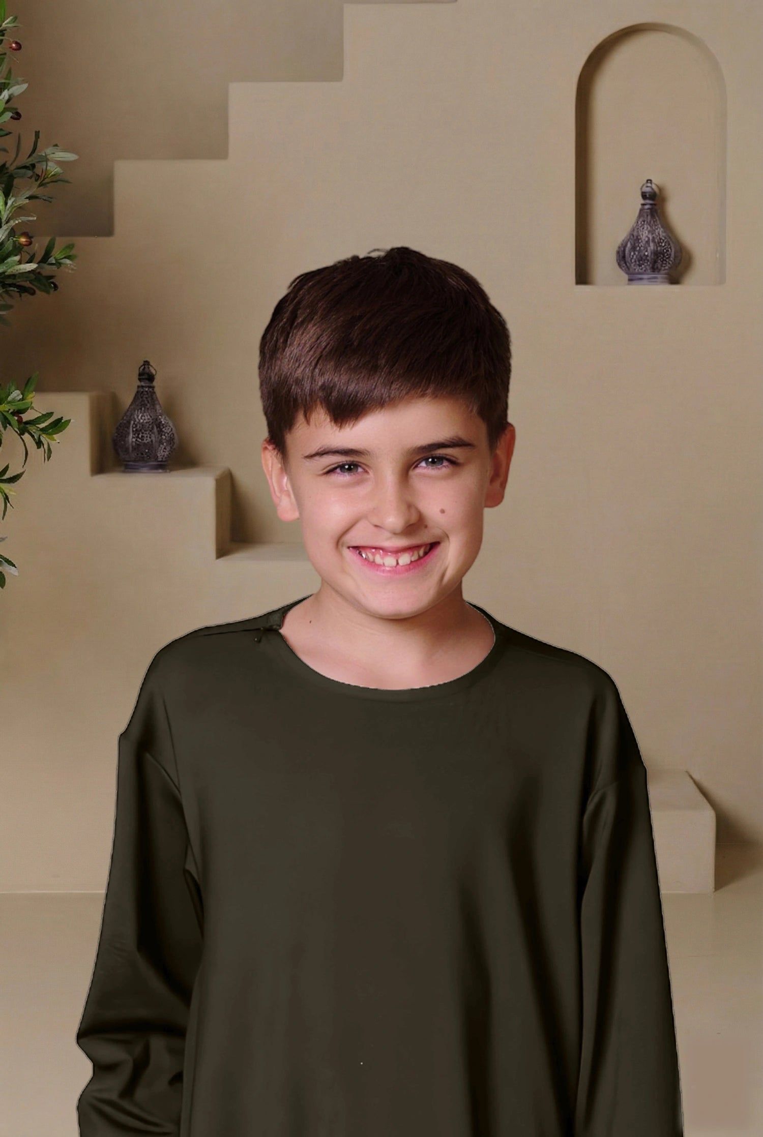 RAYAN Junior Kandura - Green