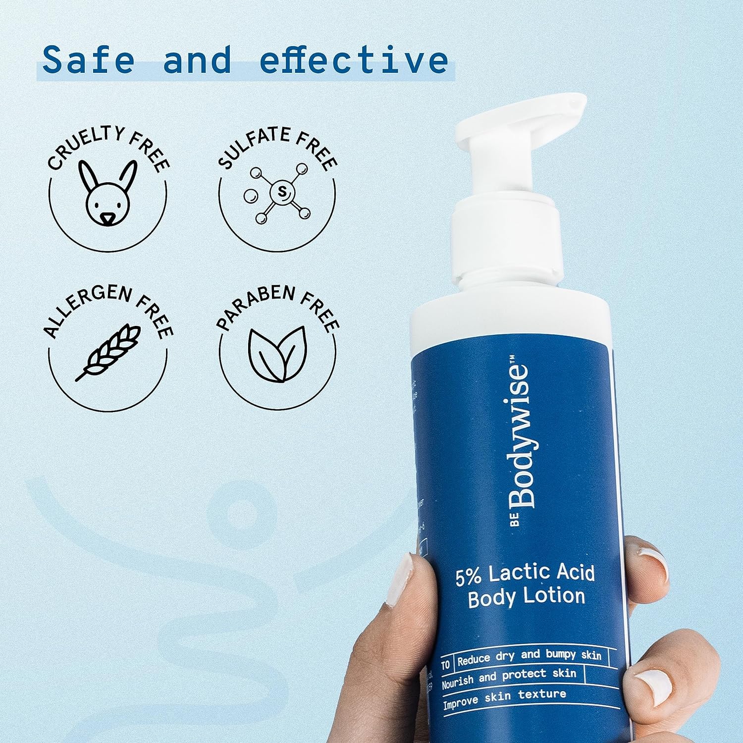 Be Bodywise 5% AHA Body Lotion with 48Hr Moisturisation 200ml Strawberry