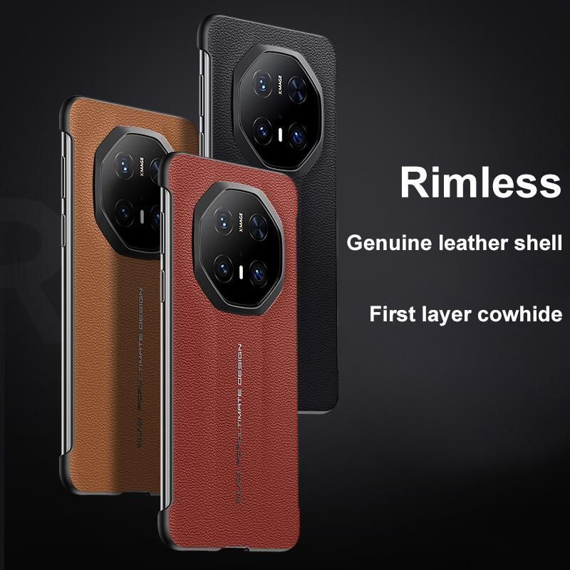 Leather Hybrid PC Case For Huawei Mate 60 RS Ultimate
