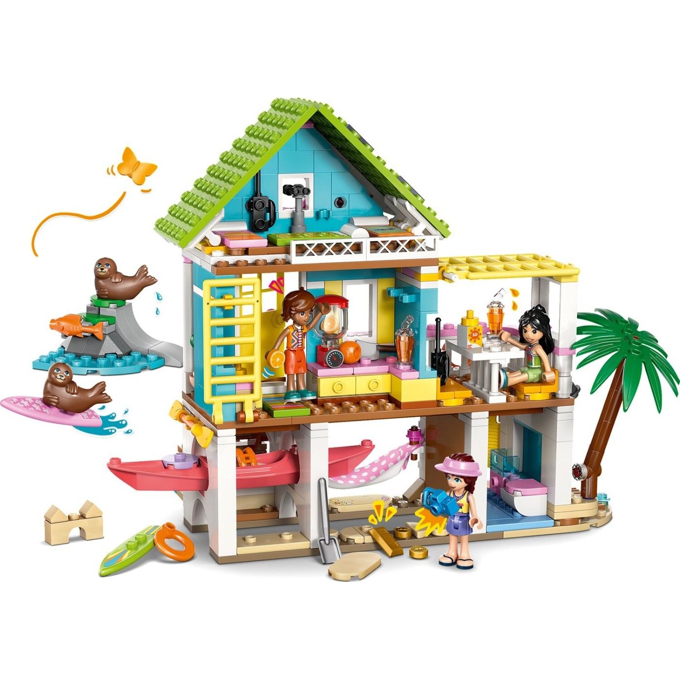 LEGO Friends Beach House with Seals 42699 Building Toy Set, 400 Pieces
