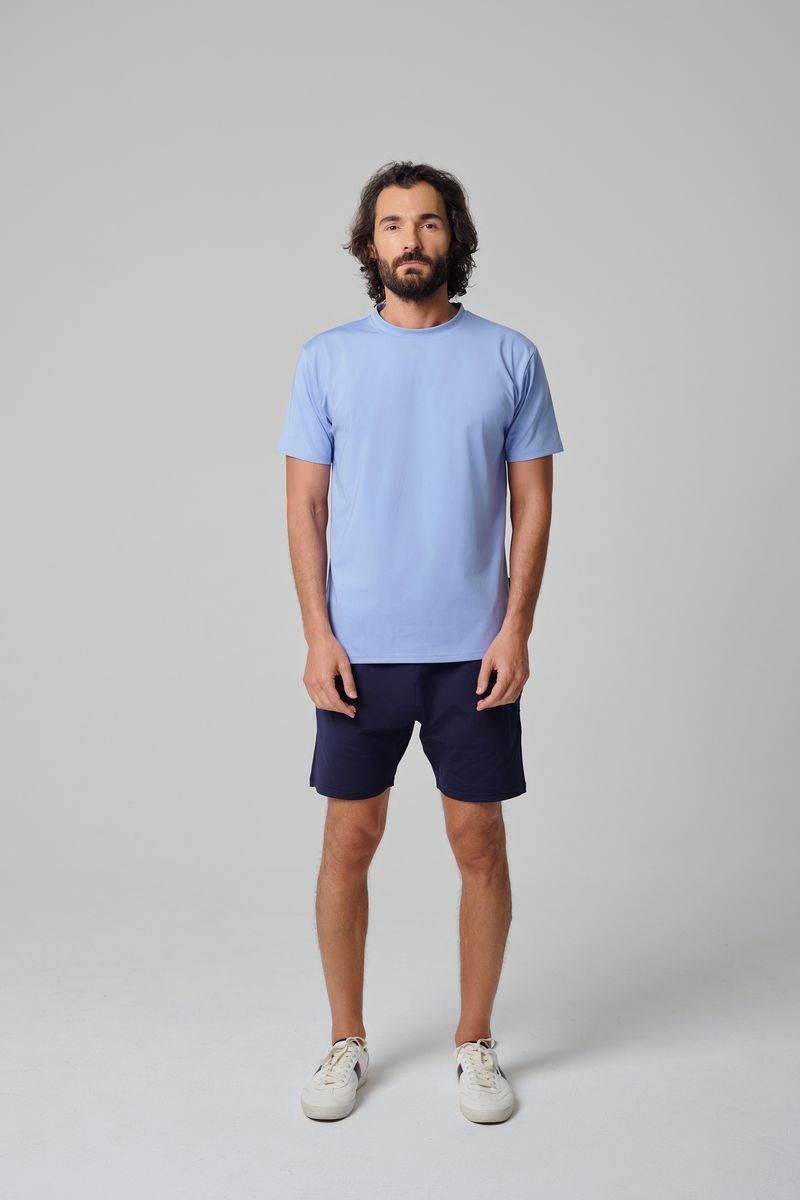 Regular Fit Men Shorts - Navy Blue