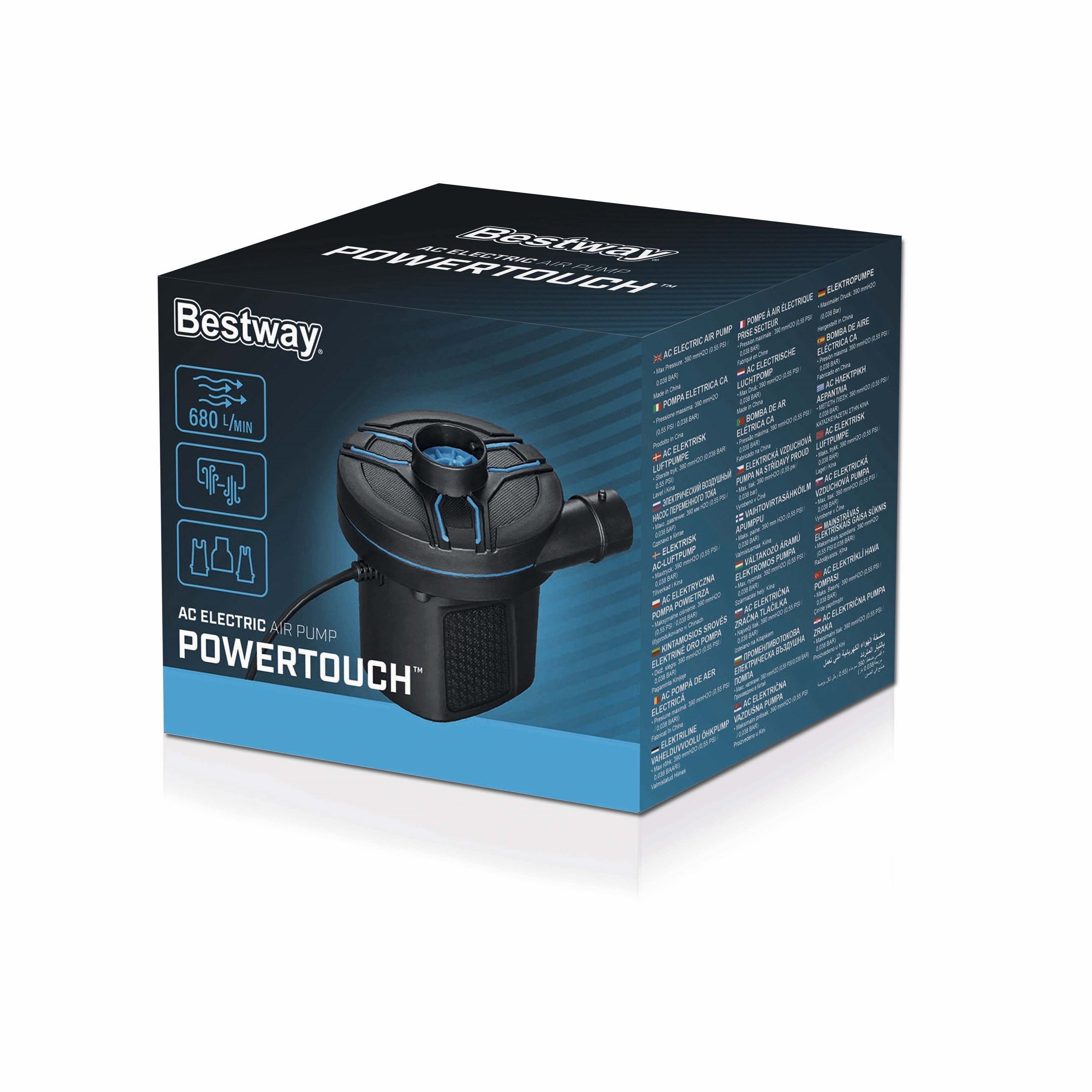 BWAY AIRPUMP AC POWERTOUCH