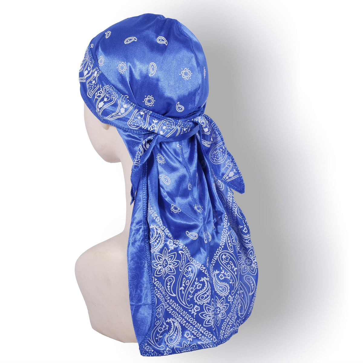 Green Satin Pirate Head Scarf Bandana for Women
