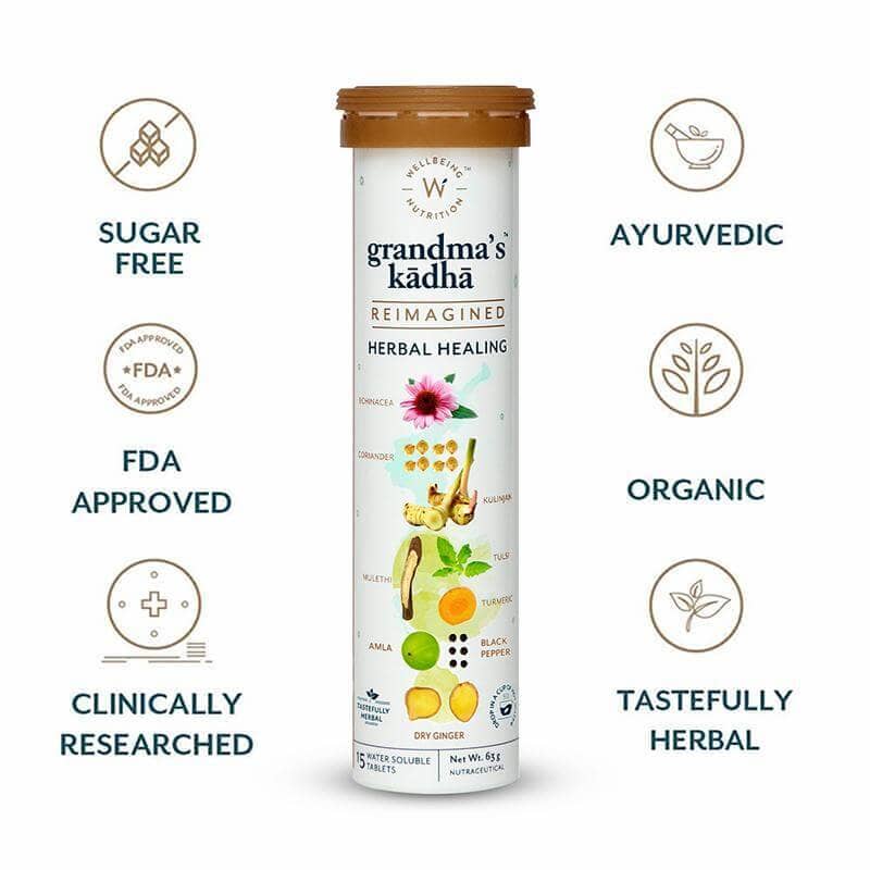 Wellbeing Nutrition Grandma's Kadha and Apple Cider Vinegar Combo Pack