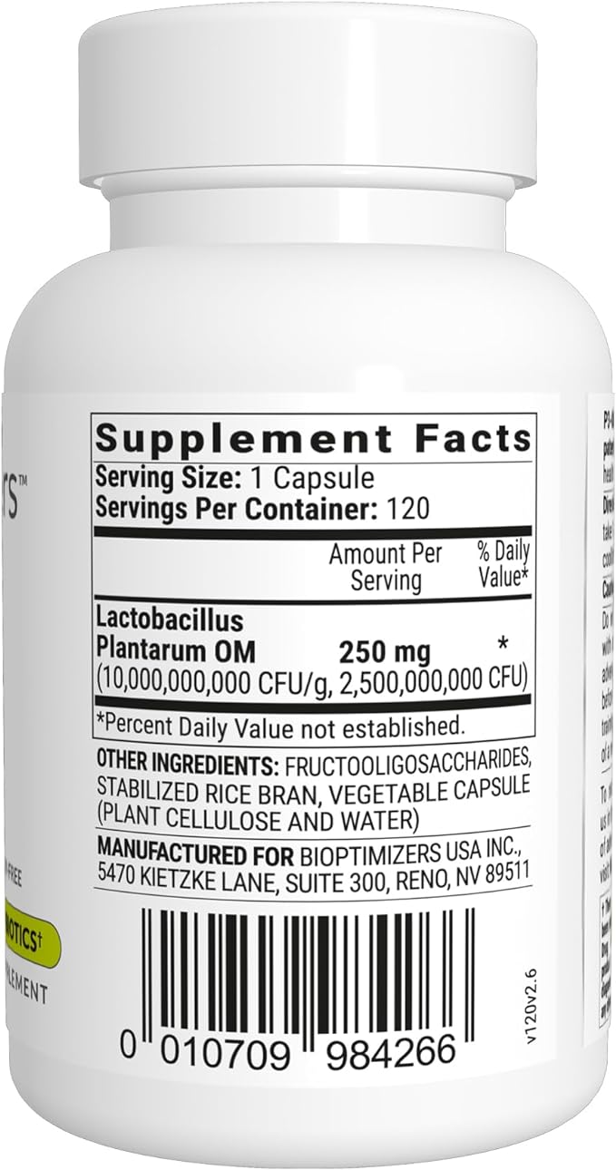 P3-OM - Probiotic and Prebiotic Supplement 120 Capsules