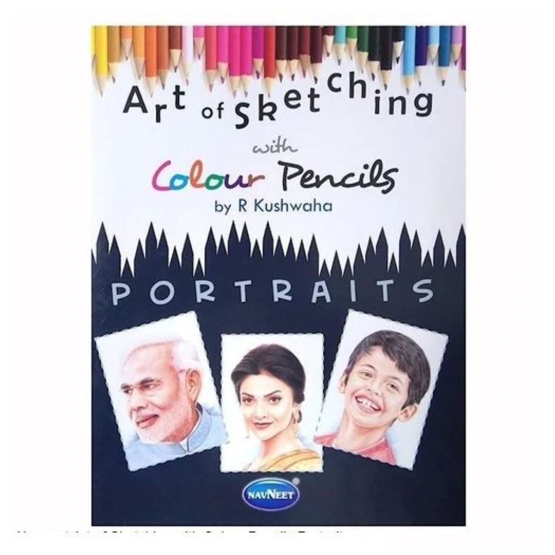 Navneet Art of Sketching with Colour Pencils, Assorted Book